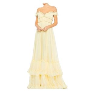 Mac Duggal Yellow Gown